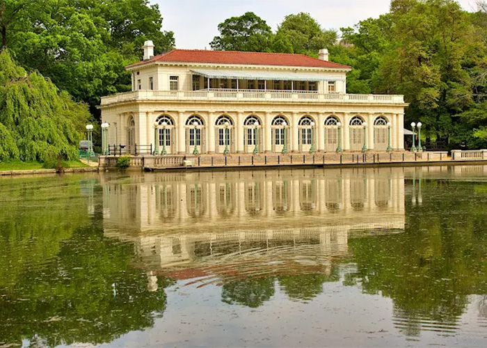 Prospect Park in Park Slope, Brooklyn, NY 11215, featuring scenic walking trails, open green spaces, and recreational areas for families and visitors.